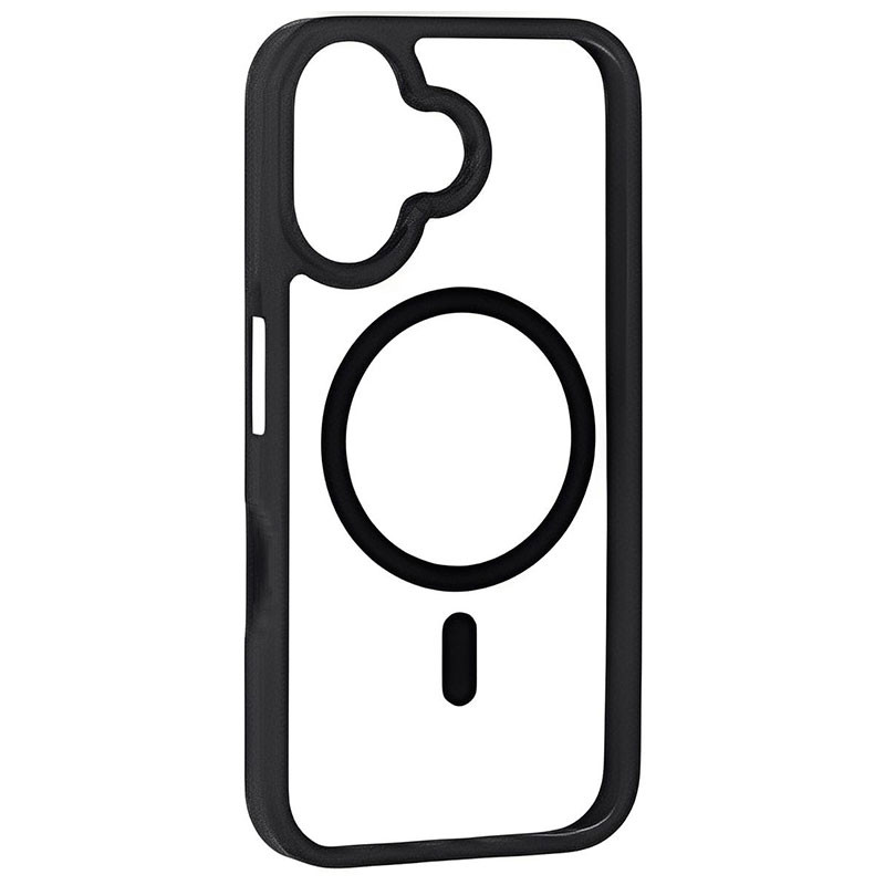 کاور مسیر مدل Clear Magnetic Black safe مناسب برای گوشی موبایل سامسونگ Galaxy A06