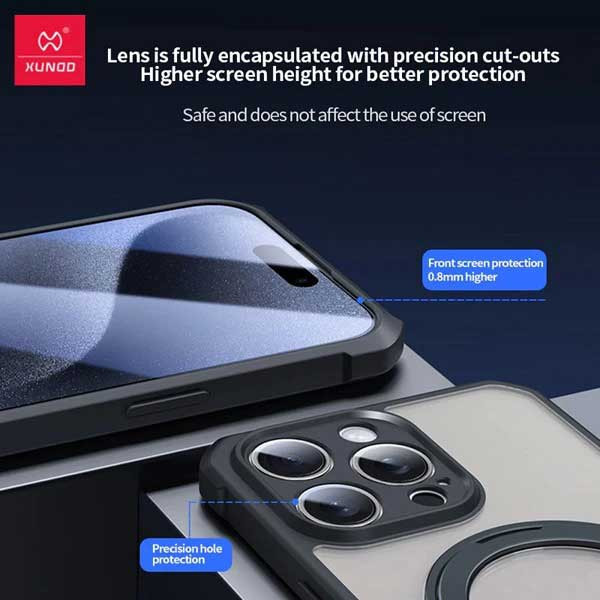 کاور اپیکوی مدل Xundd Rotating 360 Magnetic مناسب برای گوشی موبایل سامسونگ Galaxy S21 Ultra