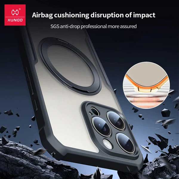 کاور اپیکوی مدل Xundd Rotating 360 Magnetic مناسب برای گوشی موبایل سامسونگ Galaxy S21 Ultra