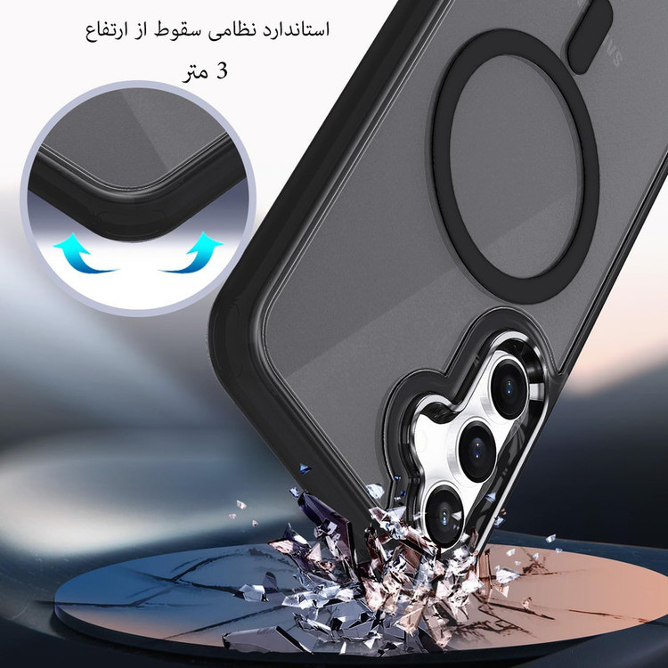 کاور بادی قاب مدل مگ سیف 2 طرح Magsafe مناسب برای گوشی موبایل سامسونگ Galaxy S24 FE