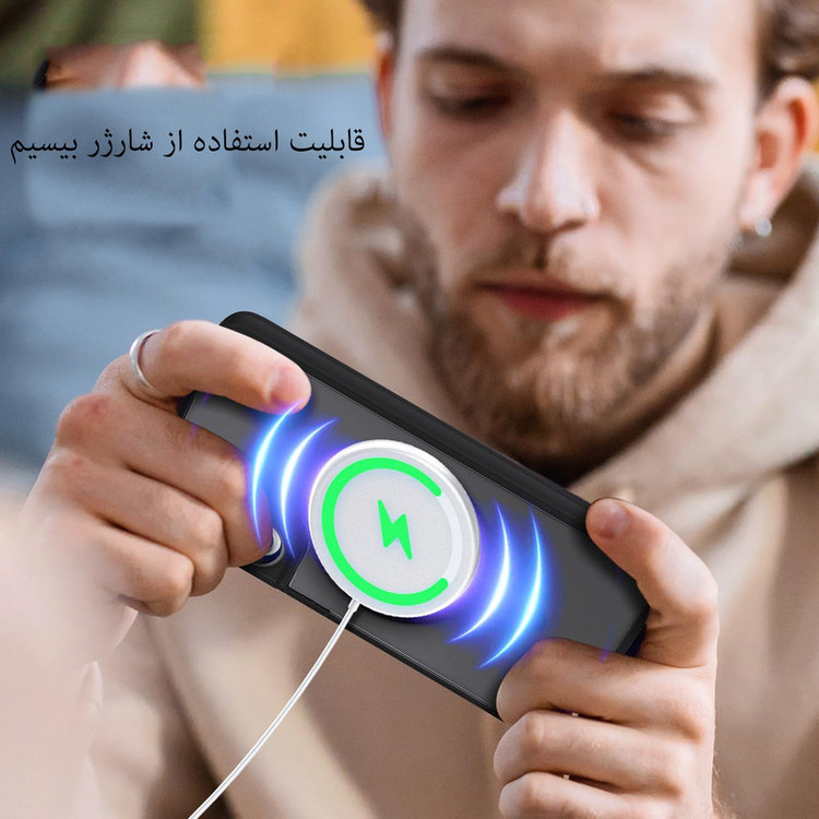 کاور بادی قاب مدل مگ سیف 2 طرح Magsafe مناسب برای گوشی موبایل سامسونگ Galaxy S24 FE