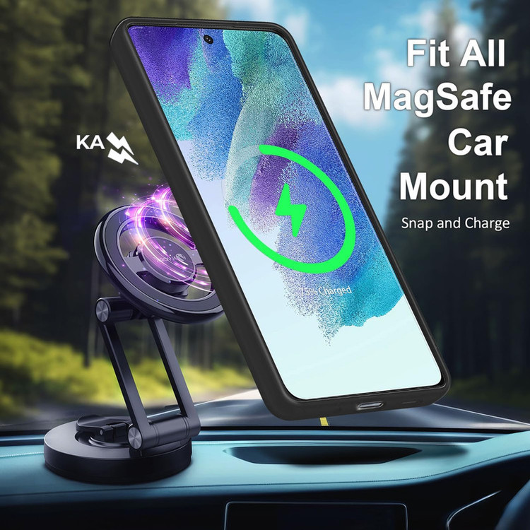 کاور بادی قاب مدل مگ سیف 2 طرح Magsafe مناسب برای گوشی موبایل سامسونگ Galaxy S24 FE