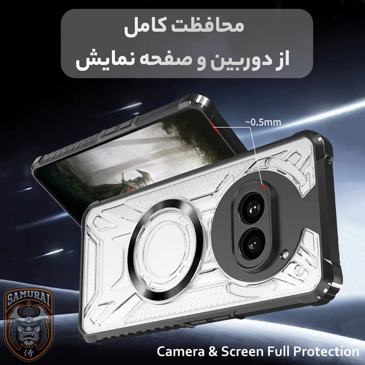 کاور سامورایی مدل Shocksafe مناسب برای گوشی موبایل ناتینگ Phone 2a