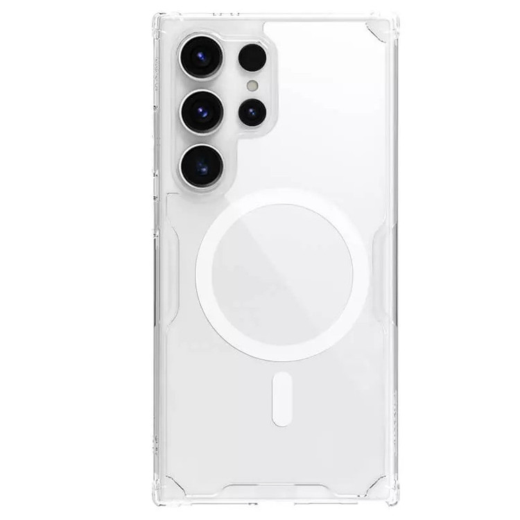 کاور نیلکین مدل Nature TPU Pro Magnetic مناسب برای گوشی موبایل سامسونگ Galaxy S24 Ultra