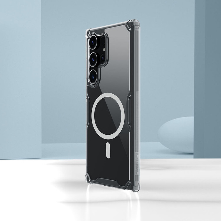 کاور نیلکین مدل Nature TPU Pro Magnetic مناسب برای گوشی موبایل سامسونگ Galaxy S24 Ultra