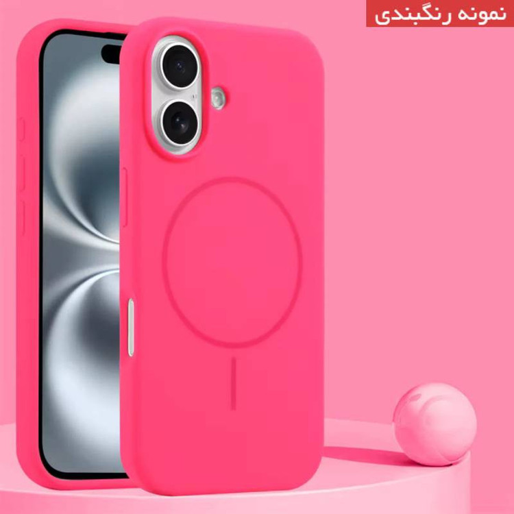 کاور کپتن قاب مدل سیلیکونی پاک کنی مگ سیف دار مناسب برای گوشی موبایل اپل iPhone 12 Pro Max
