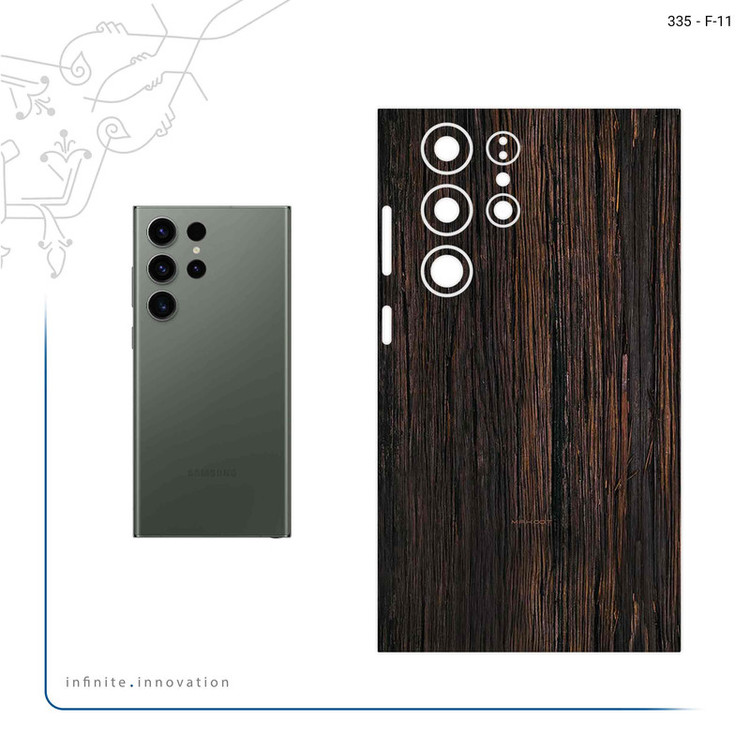 برچسب پوششی ماهوت مدل Burned_Wood مناسب برای گوشی موبایل سامسونگ Galaxy S23 Ultra