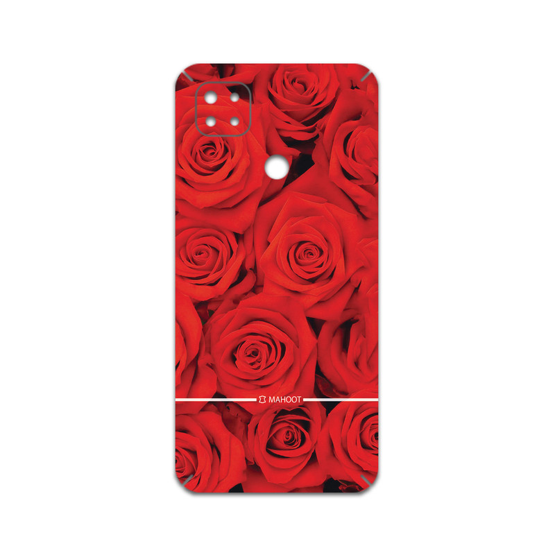برچسب پوششی ماهوت مدل Red-Flower مناسب برای گوشی موبایل شیائومی Redmi 9C NFC