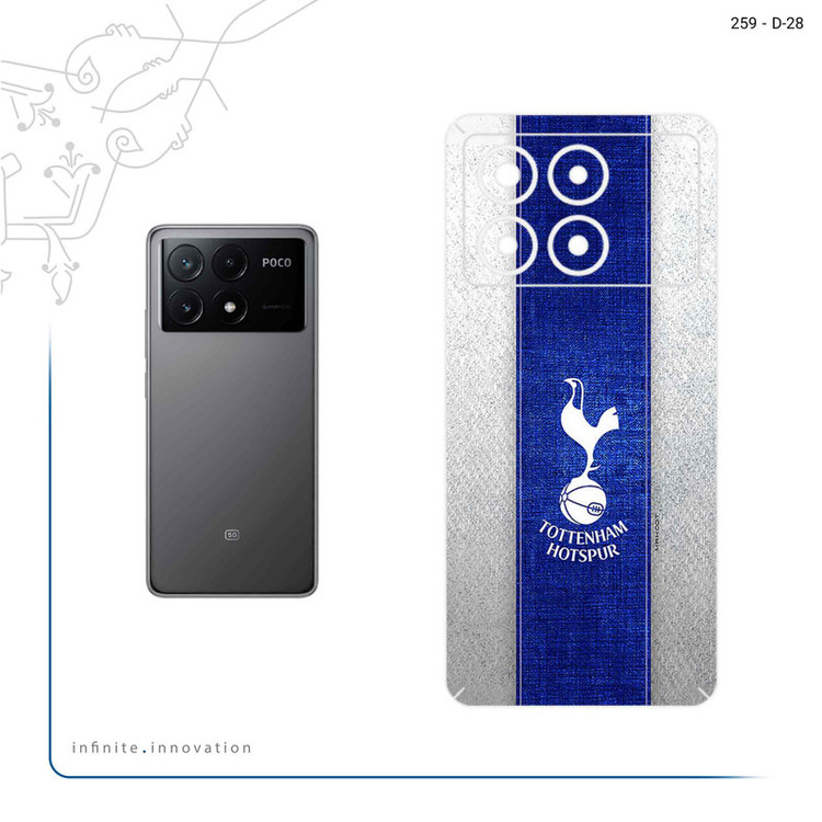 برچسب پوششی ماهوت مدل Tottenham_Hotspur_FC مناسب برای گوشی موبایل شیائومی Poco X6 Pro