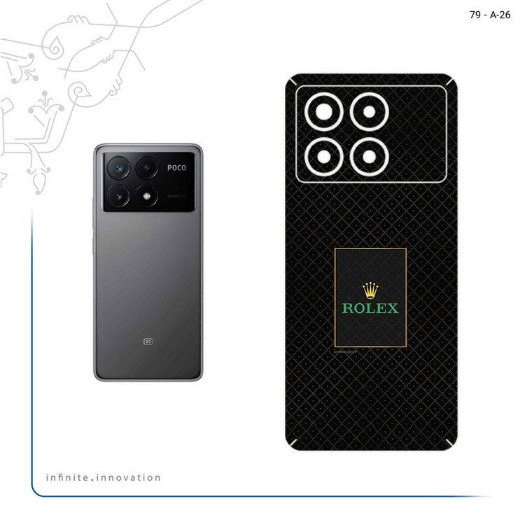 برچسب پوششی ماهوت مدل Rolex_Logo مناسب برای گوشی موبایل شیائومی Poco X6 Pro