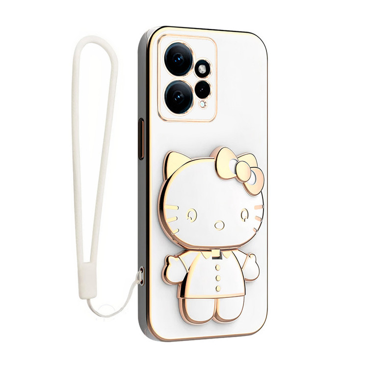 کاور اسپارتان مدل Kitty مناسب برای گوشی موبایل شیائومی Redmi Note 12 4G به همراه بند نگهدارنده