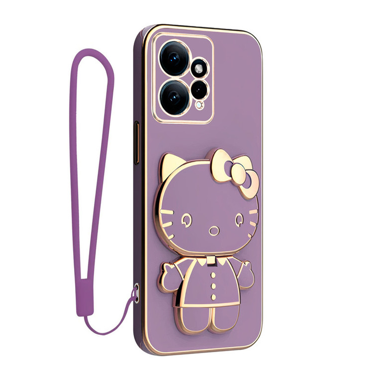 کاور اسپارتان مدل Kitty مناسب برای گوشی موبایل شیائومی Redmi Note 12 4G به همراه بند نگهدارنده