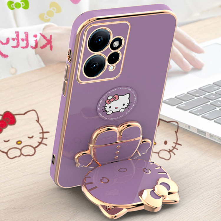کاور اسپارتان مدل Kitty مناسب برای گوشی موبایل شیائومی Redmi Note 12 4G به همراه بند نگهدارنده