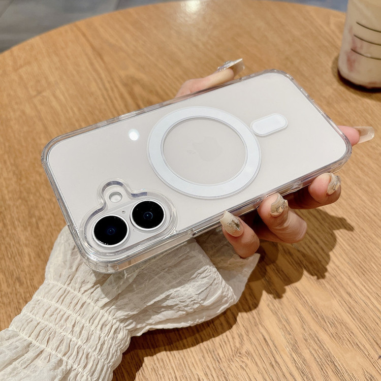 کاور استرونات قاب مدل مگ سیف طرح Super مناسب برای گوشی موبایل اپل iPhone 16