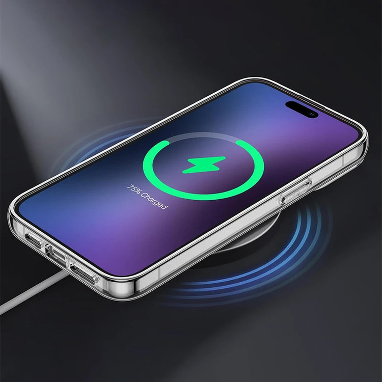 کاور عمو قاب مدل مگ سیف رنگی مناسب برای گوشی موبایل اپل iPhone 12 pro max