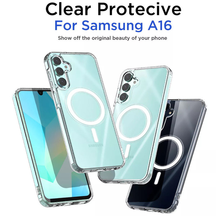 کاور گوف مدل Full Protect مناسب برای گوشی موبایل سامسونگ Galaxy A16 به همراه محافظ لنز دوربین