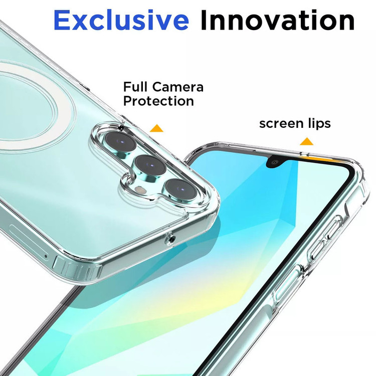 کاور گوف مدل Full Protect مناسب برای گوشی موبایل سامسونگ Galaxy A16 به همراه محافظ لنز دوربین