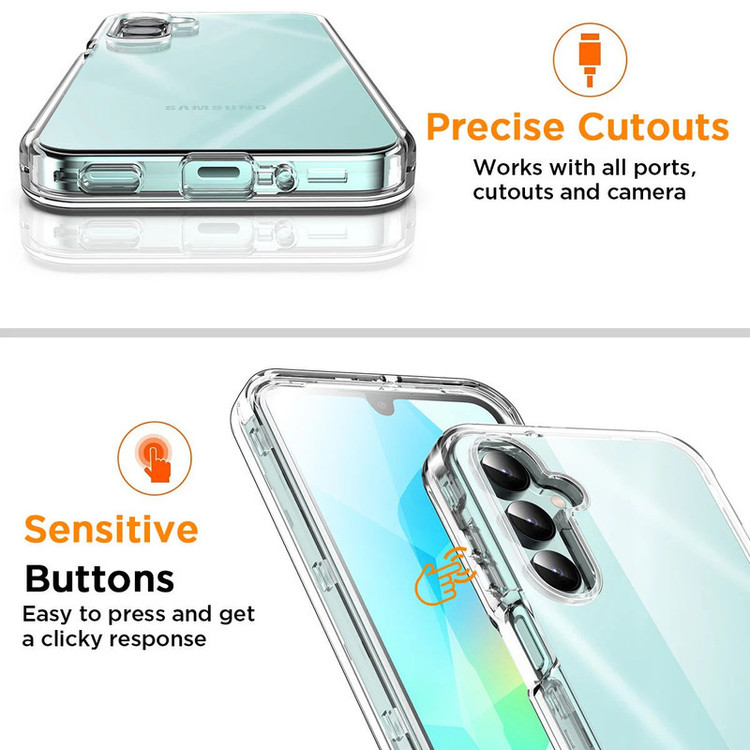 کاور گوف مدل Full Protect مناسب برای گوشی موبایل سامسونگ Galaxy A16 به همراه محافظ لنز دوربین