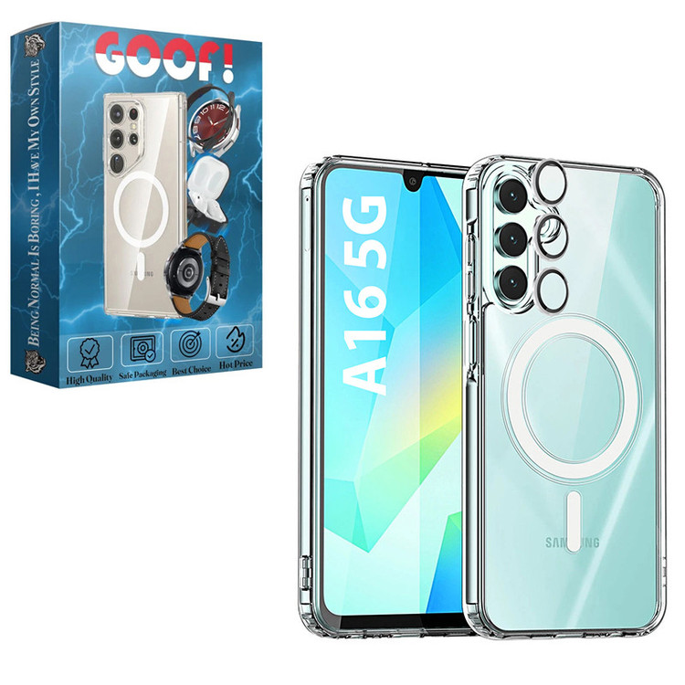 کاور گوف مدل Full Protect مناسب برای گوشی موبایل سامسونگ Galaxy A16 به همراه محافظ لنز دوربین
