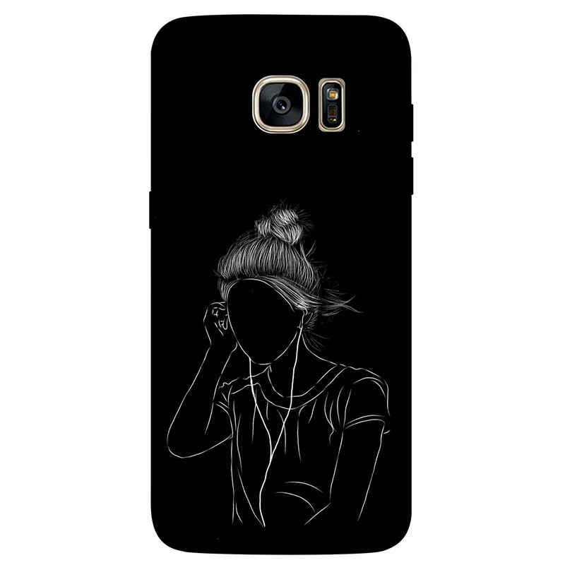 کاور مگافون طرح مینیمال مدل 1858 مناسب برای گوشی موبایل سامسونگ Galaxy S7 Edge