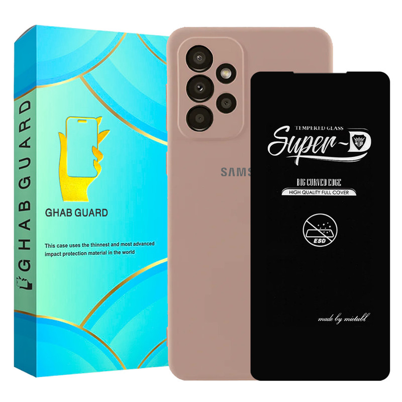 کاور قاب گارد مدل SILICONSUPERD مناسب برای گوشی موبایل سامسونگ Galaxy A53 5G به همراه محافظ صفحه نمایش