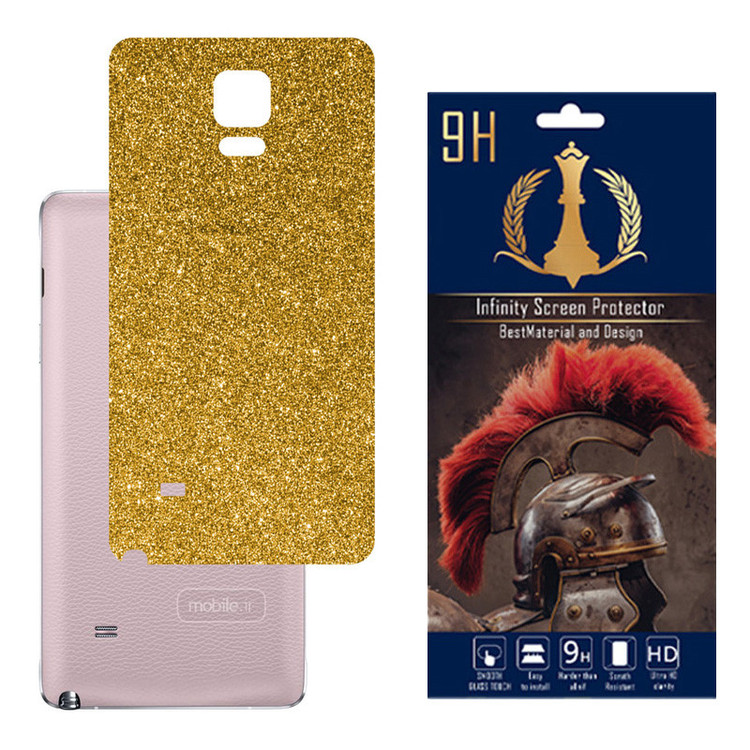 محافظ صفحه نمایش اینفینیتی مدل PRO مناسب برای گوشی موبایل سامسونگ GALAXY NOTE 4 به همراه برچسب پوششی