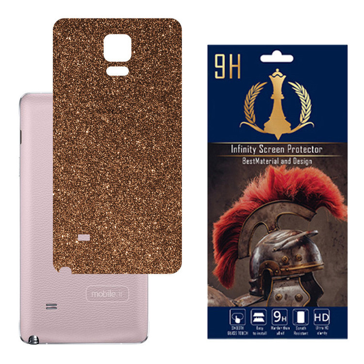 محافظ صفحه نمایش اینفینیتی مدل PRO مناسب برای گوشی موبایل سامسونگ GALAXY NOTE 4 به همراه برچسب پوششی