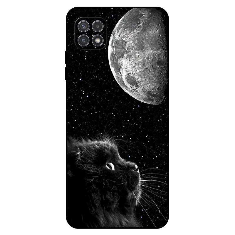 کاور مگافون طرح گربه مدل 1882 مناسب برای گوشی موبایل سامسونگ Galaxy A22 5G