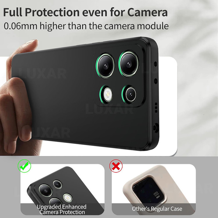 کاور لوکسار مدل note 13 -silicone10 مناسب برای گوشی موبایل شیائومی Redmi Note 13 4G