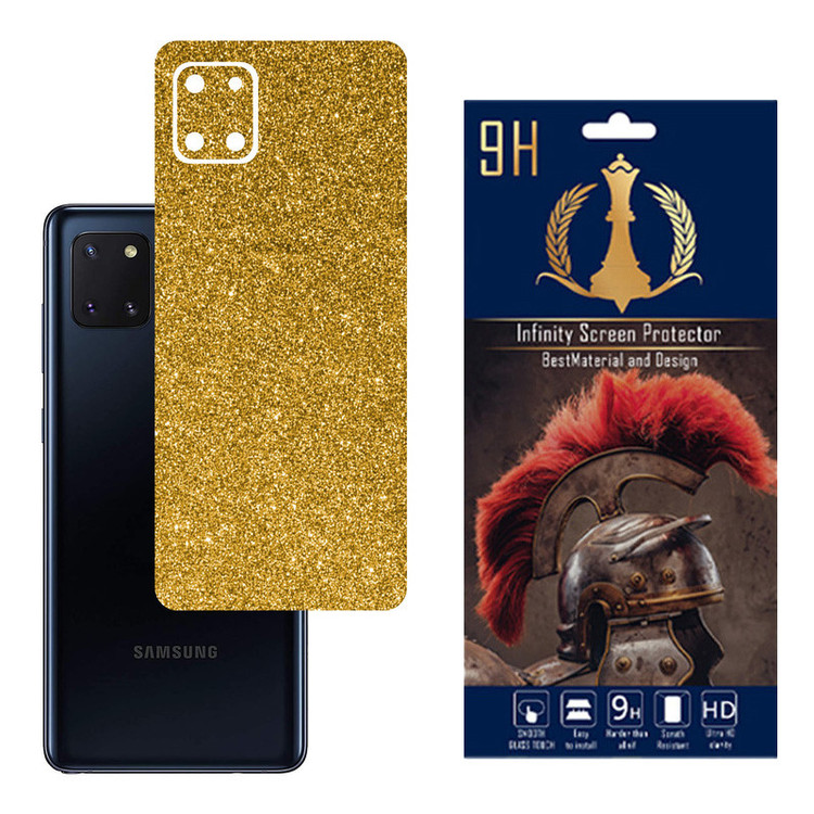 محافظ صفحه نمایش اینفینیتی مدل PRO مناسب برای گوشی موبایل سامسونگ GALAXY NOTE 10 LITE به همراه برچسب پوششی