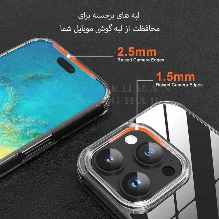 کاور تهران قاب مدل SPCFT مناسب برای گوشی موبایل ناتینگ Phone 3a