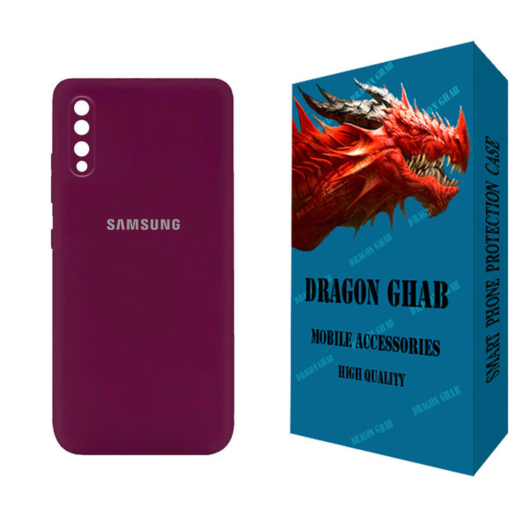 کاور دراگون قاب مدل سیلیکونی مناسب برای گوشی موبایل سامسونگ Galaxy A70