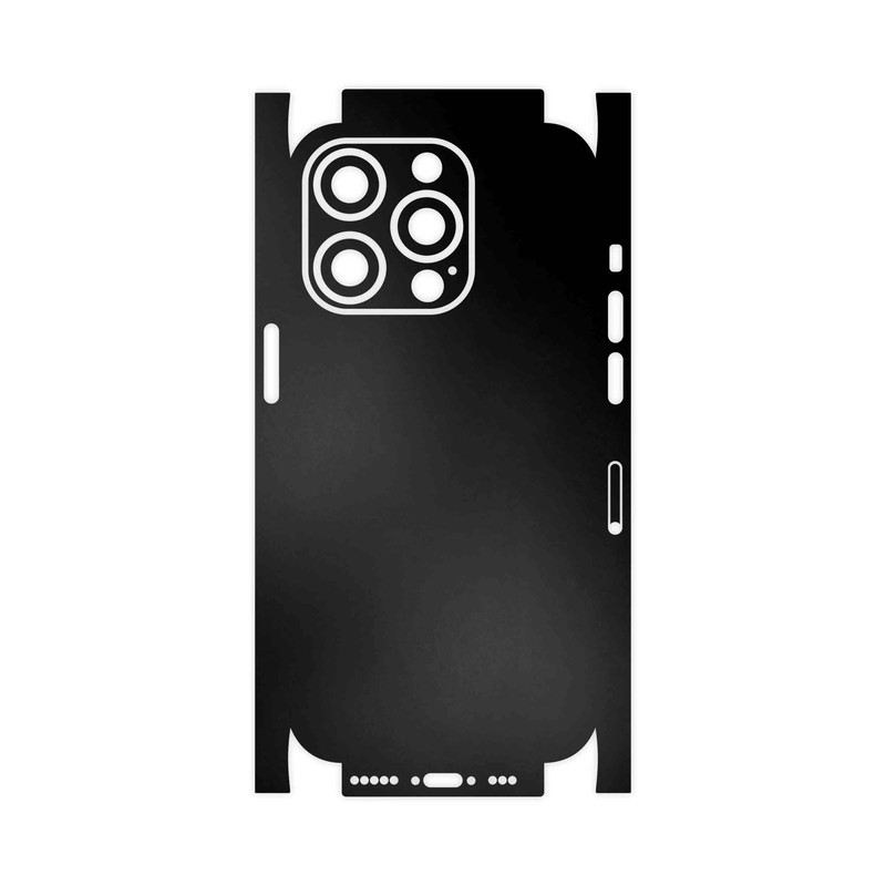 برچسب پوششی ماهوت مدل Matte-Black-FullSkin مناسب برای گوشی موبایل اپل iPhone 14 Pro