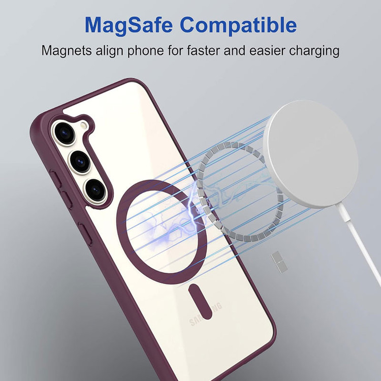 کاور مسیر مدل Silicone Magnetic Magsafe مناسب برای گوشی موبایل سامسونگ Galaxy S24 FE