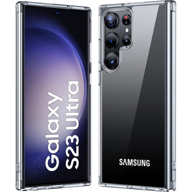 کاور آیرون من مدل Clear Armor مناسب برای گوشی موبایل سامسونگ Galaxy S23 ULTRA همراه با قلم لمسی
