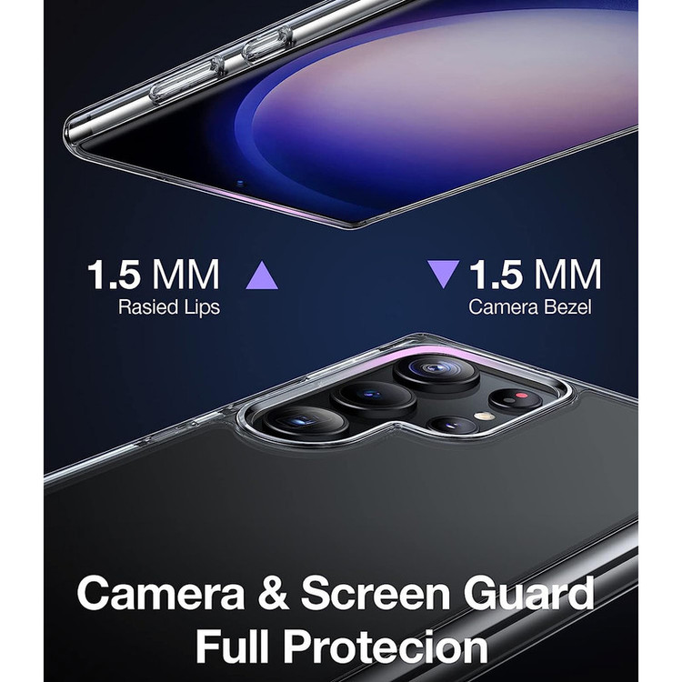 کاور آیرون من مدل Clear Armor مناسب برای گوشی موبایل سامسونگ Galaxy S23 ULTRA همراه با قلم لمسی