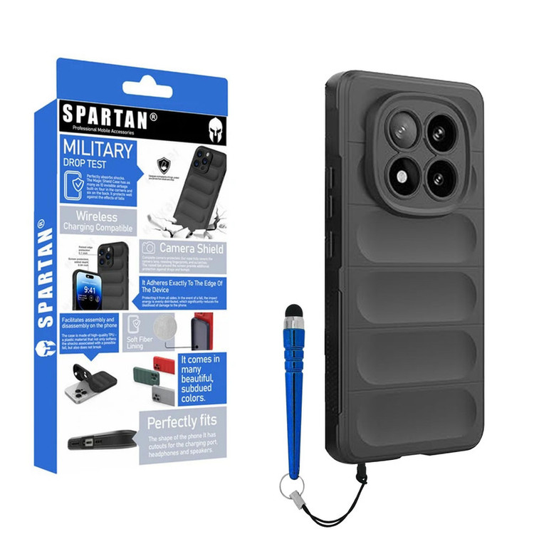 کاور اسپارتان مدل Flex Armor+ Pen مناسب برای گوشی موبایل شیائومی Redmi Note 14 Pro Plus به همراه قلم
