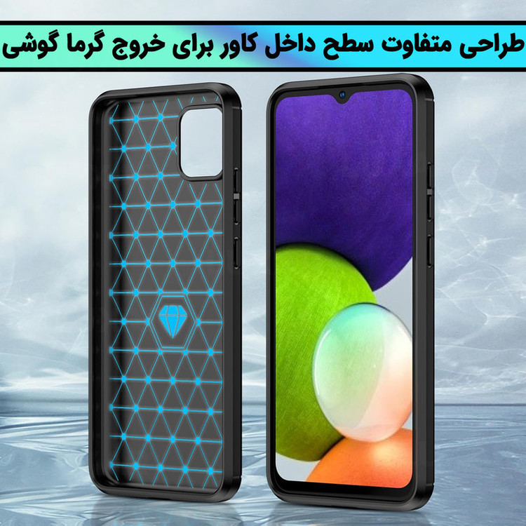 کاور لوکسار مدل Lotus مناسب برای گوشی موبایل سامسونگ Galaxy A03