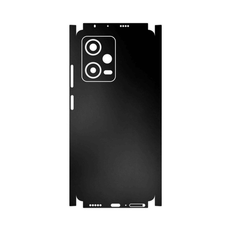 برچسب پوششی ماهوت مدل Matte-Black-FullSkin مناسب برای گوشی موبایل شیائومی Redmi Note 12 Pro 5G