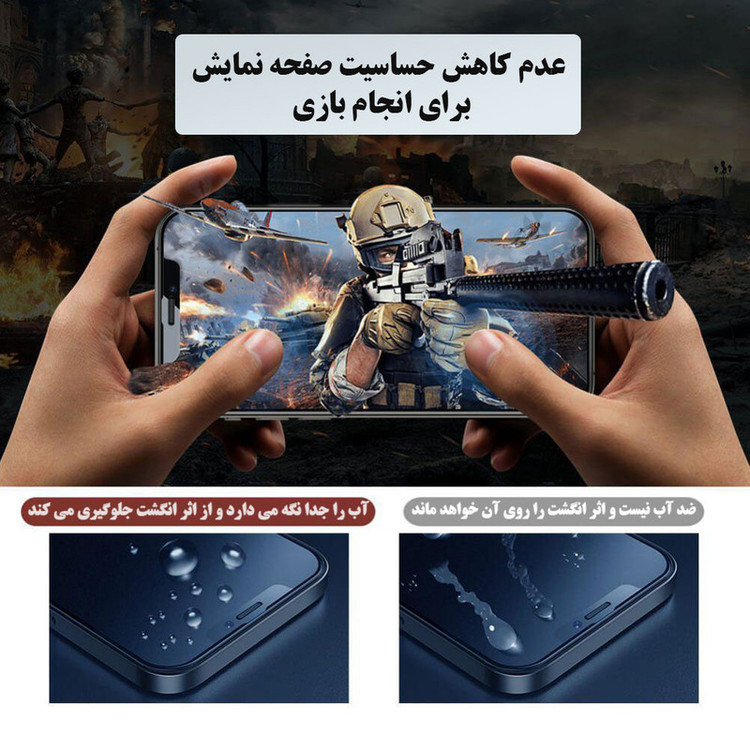محافظ صفحه نمایش اینفینیتی مدل PRO مناسب برای گوشی موبایل سامسونگ GALAXY MEGA 6.3 به همراه برچسب پوششی