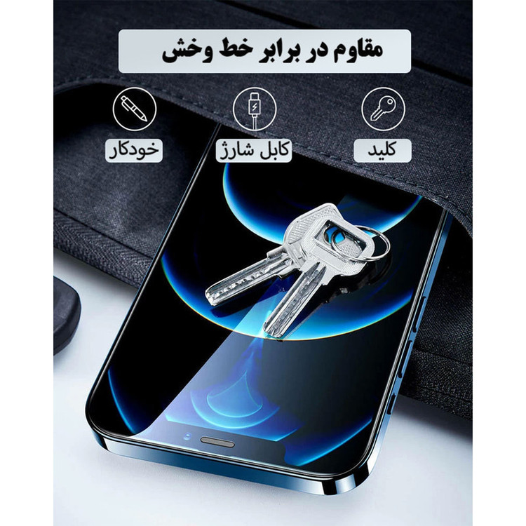 محافظ صفحه نمایش اینفینیتی مدل PRO مناسب برای گوشی موبایل سامسونگ GALAXY MEGA 6.3 به همراه برچسب پوششی