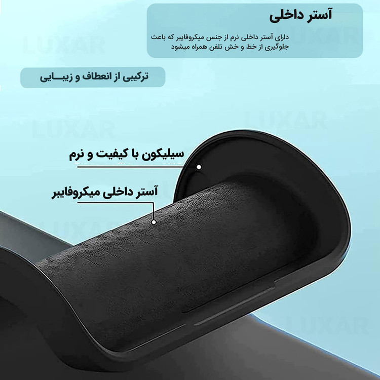 کاور لوکسار مدل a06 -silicone10 مناسب برای گوشی موبایل سامسونگ Galaxy A06