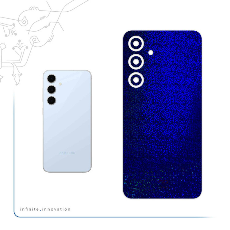 برچسب پوششی ماهوت مدل Blue-Holographic مناسب برای گوشی موبایل سامسونگ Galaxy S24 FE