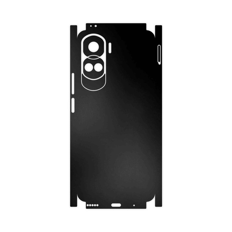 برچسب پوششی ماهوت مدل Matte-Black-FullSkin مناسب برای گوشی موبایل آنر 90 Lite