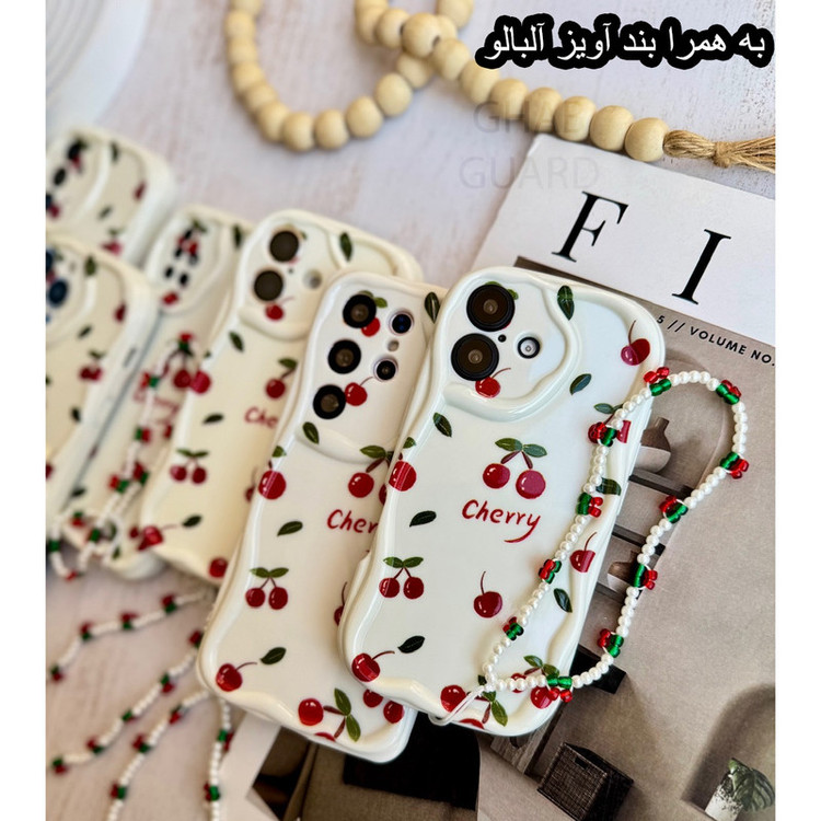 کاور قاب گارد مدل ALBG مناسب برای گوشی موبایل اپل iPhone 14 Pro Max به همراه بند آویز