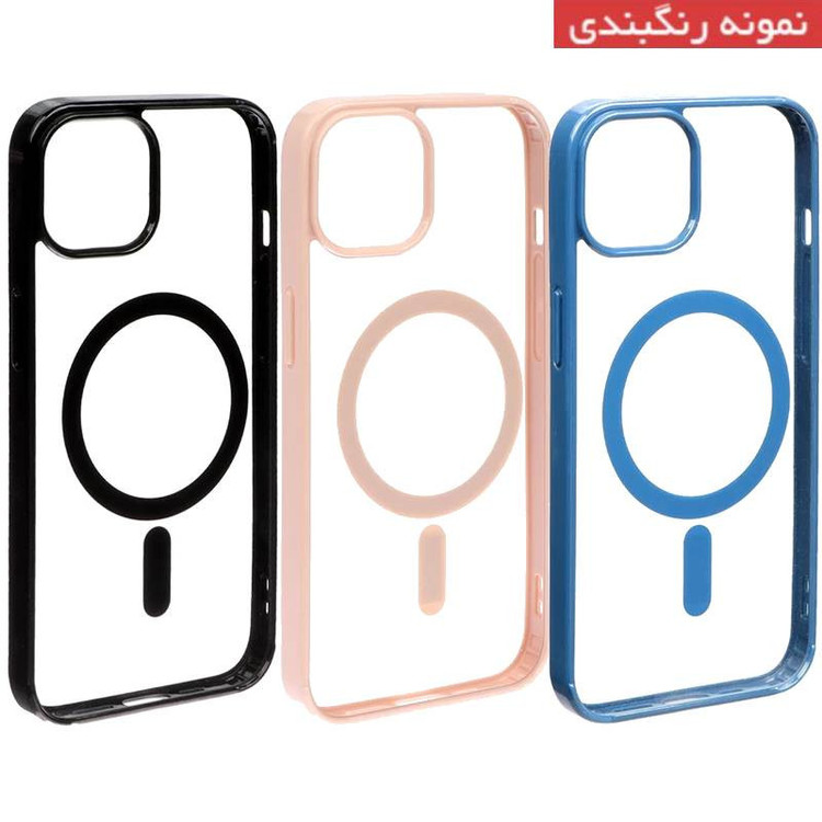 کاور عمو قاب مدل مگ سیف طرح کالرفول مناسب برای گوشی موبایل اپل iPhone 13 Pro Max