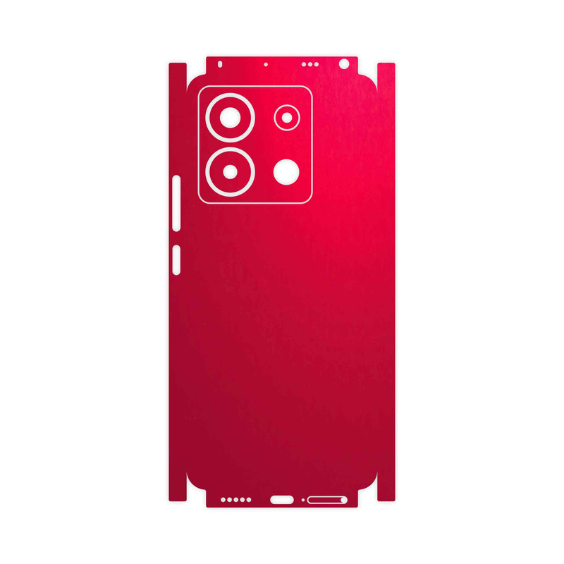 برچسب پوششی ماهوت مدل Matte-Warm-Red-FullSkin مناسب برای گوشی موبایل شیائومی Redmi Note 13 Pro 5G