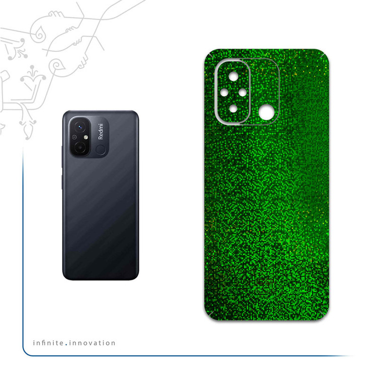 برچسب پوششی ماهوت مدل Green-Holographic مناسب برای گوشی موبایل شیائومی Redmi 12C