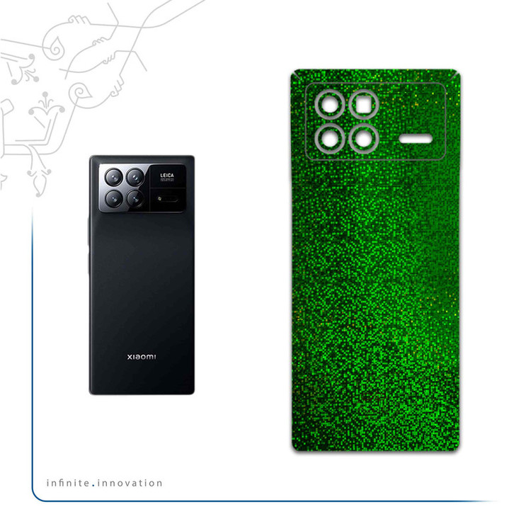 برچسب پوششی ماهوت مدل Green-Holographic مناسب برای گوشی موبایل شیائومی Mix Fold 3
