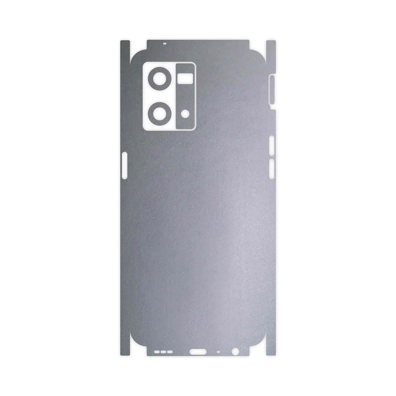 برچسب پوششی ماهوت مدل Matte-Silver-FullSkin مناسب برای گوشی موبایل اپو Reno 8 4G